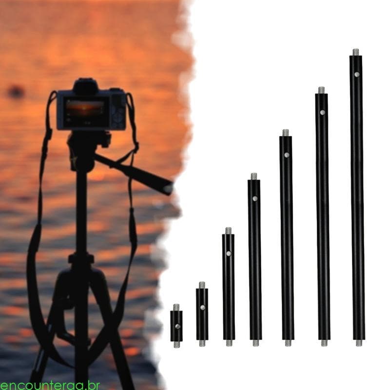 Encountera Adaptador Montagem Câmera Ajustável 7 Tamanhos , Conector Alumínio Para Tripé , Microfones , Supo