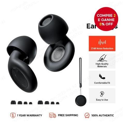 Tampões De Ouvido Avançados Com Redução De Ruído (Kit De 8 Tamanhos)-Proteção Ultramacia De Silicone Para Dormir | Confo