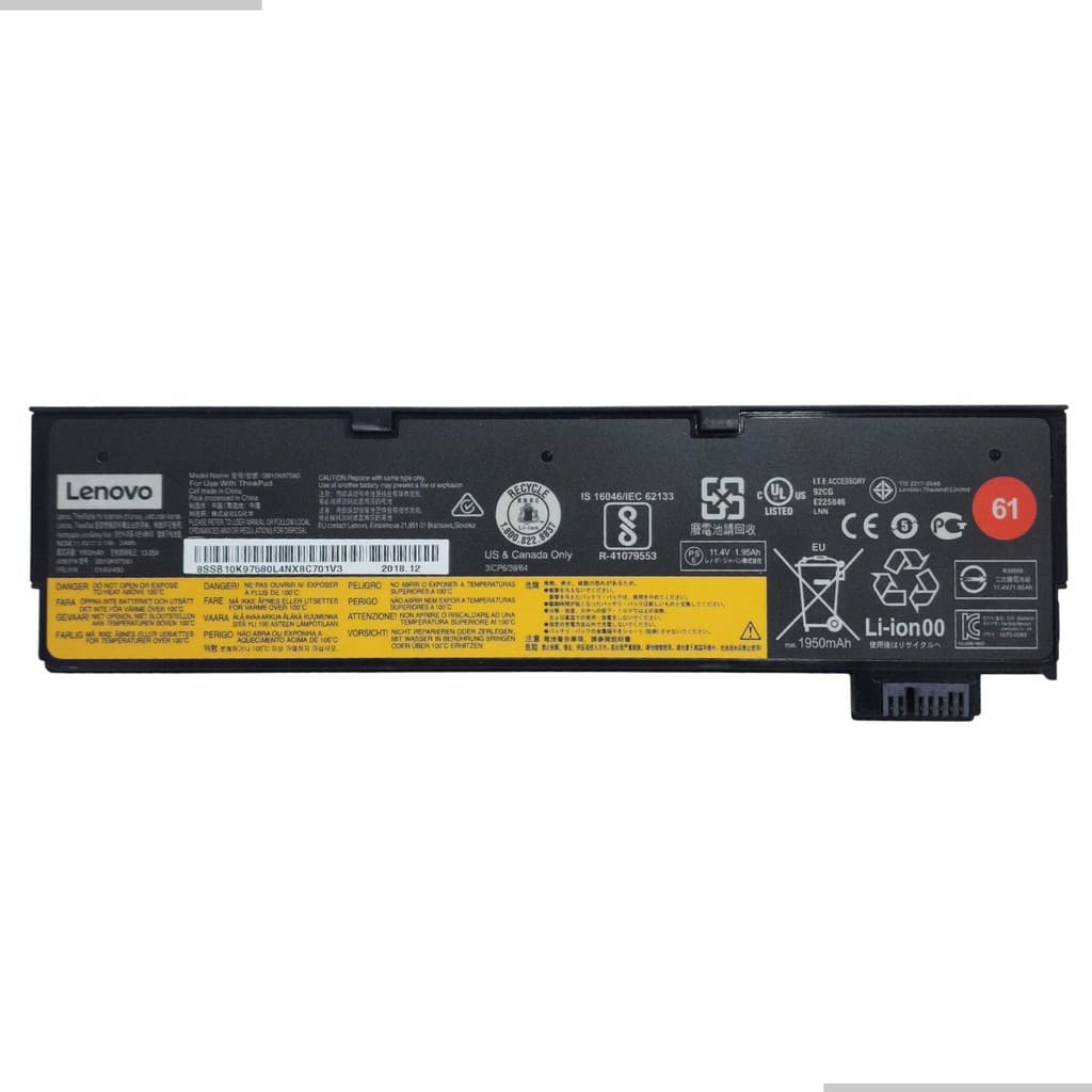 Bateria Original Lenovo Thinkpad T470 T480 T570 01AV490