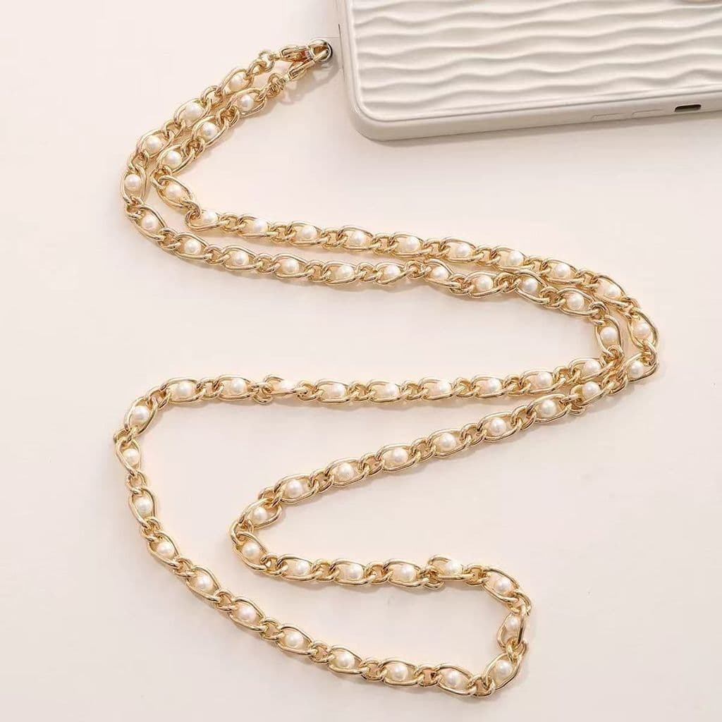 Novo Estilo Metal Corrente de Telefone Móvel 65cm Anti-perda de Corrente de Pendurar Pescoço Corrente de Metal
