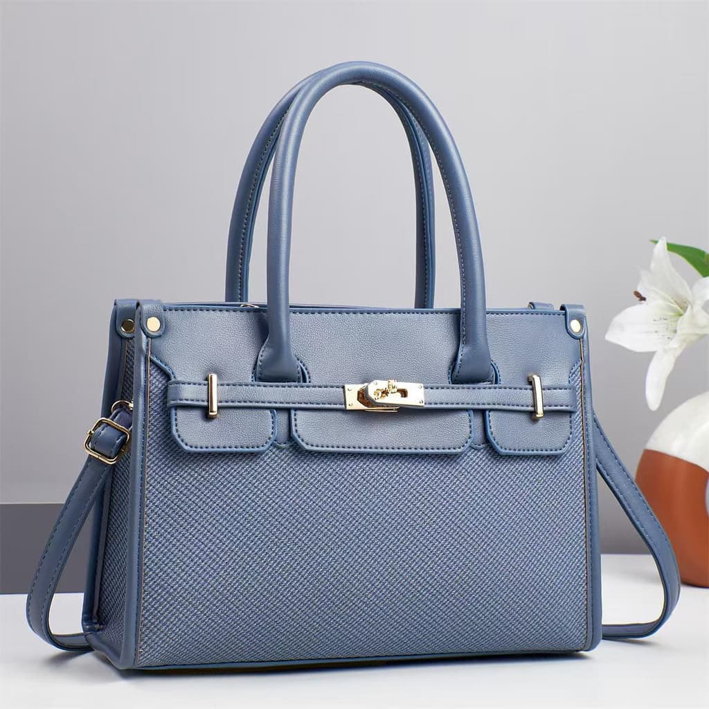 Bolsa Grande Estilosa Texturizada Qj2