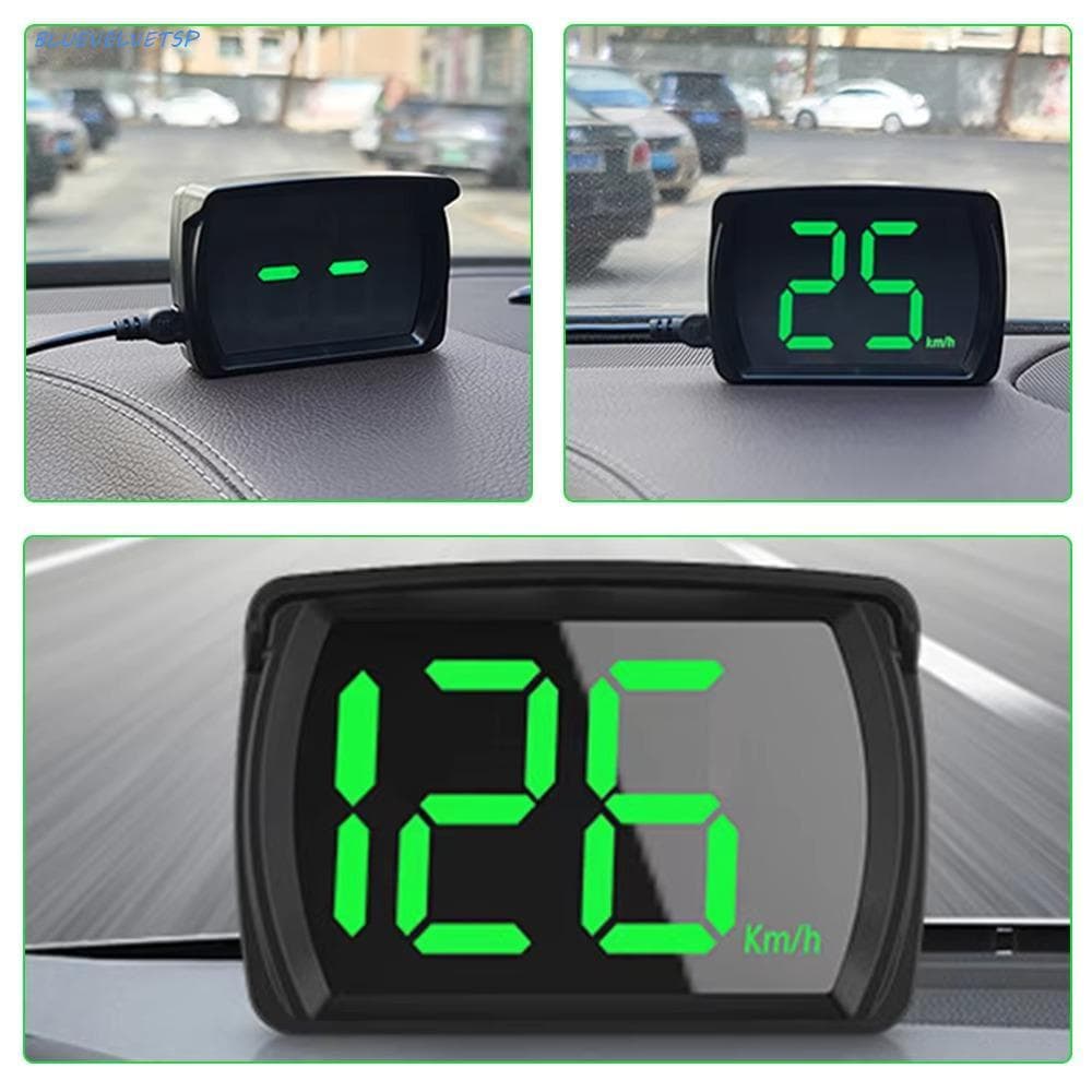 BLUEVELVETSP HUD Car Head Up Display , KMH/MPH Plug & Play GPS Velocímetro Digital Para Carro , Plástico