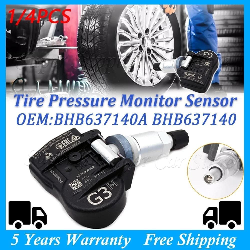 Para Mazda 2 3 5 6 CX-5 CX5-6 CX6-9 CX9 MX Artz Novo TPMS 433MHZ Sensor De Pressão Dos Pneus Do Carro GS1D37140 Bhb63714