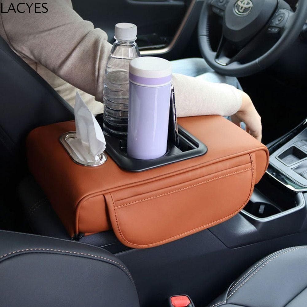 Almofada De Descanso De Braço Para Carro LACYES , Suporte De Cotovelo , Bolsos De Armazenamento Laterais , Aumento De Ap