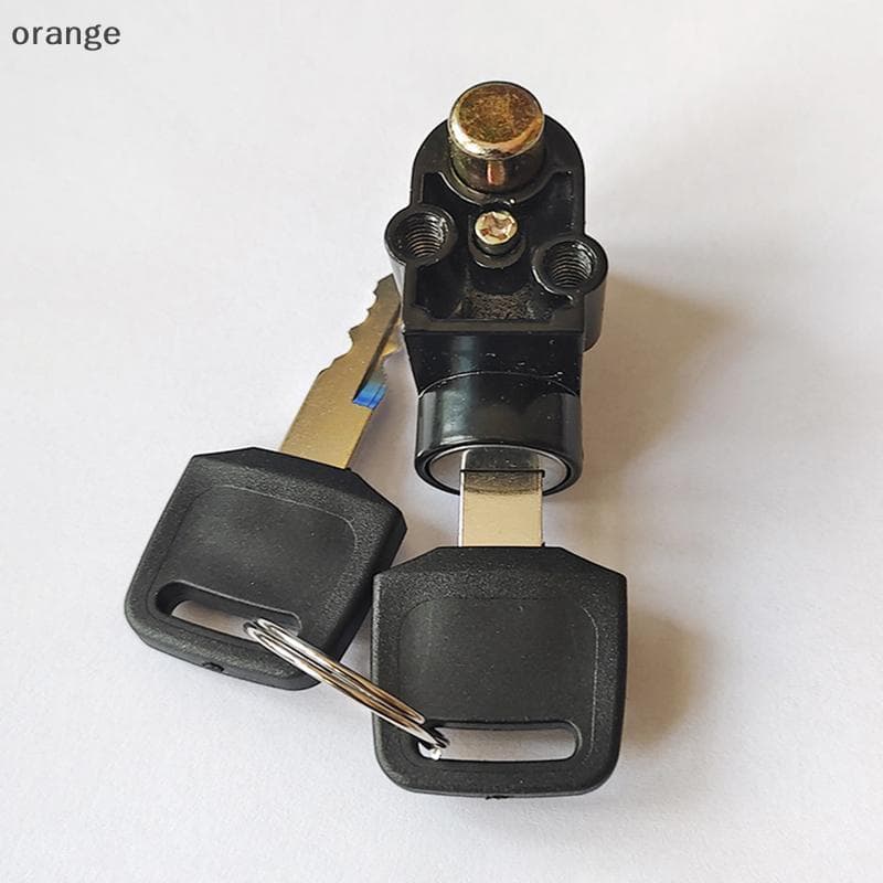 [Laranja] Bicicleta Elétrica E-bike Veículo Elétrico Caixa De Bateria Lo Frente Grande Cabeça Anti-Roubo VN