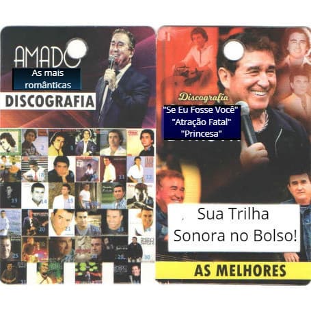 Pen Drive Personalizado -  Amado Batista