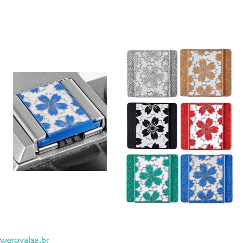 Weroyala Flores Capa Sapata Para Câmeras DSLR Metal Cobre Proteção À Prova Poeira E Fácil Instalar