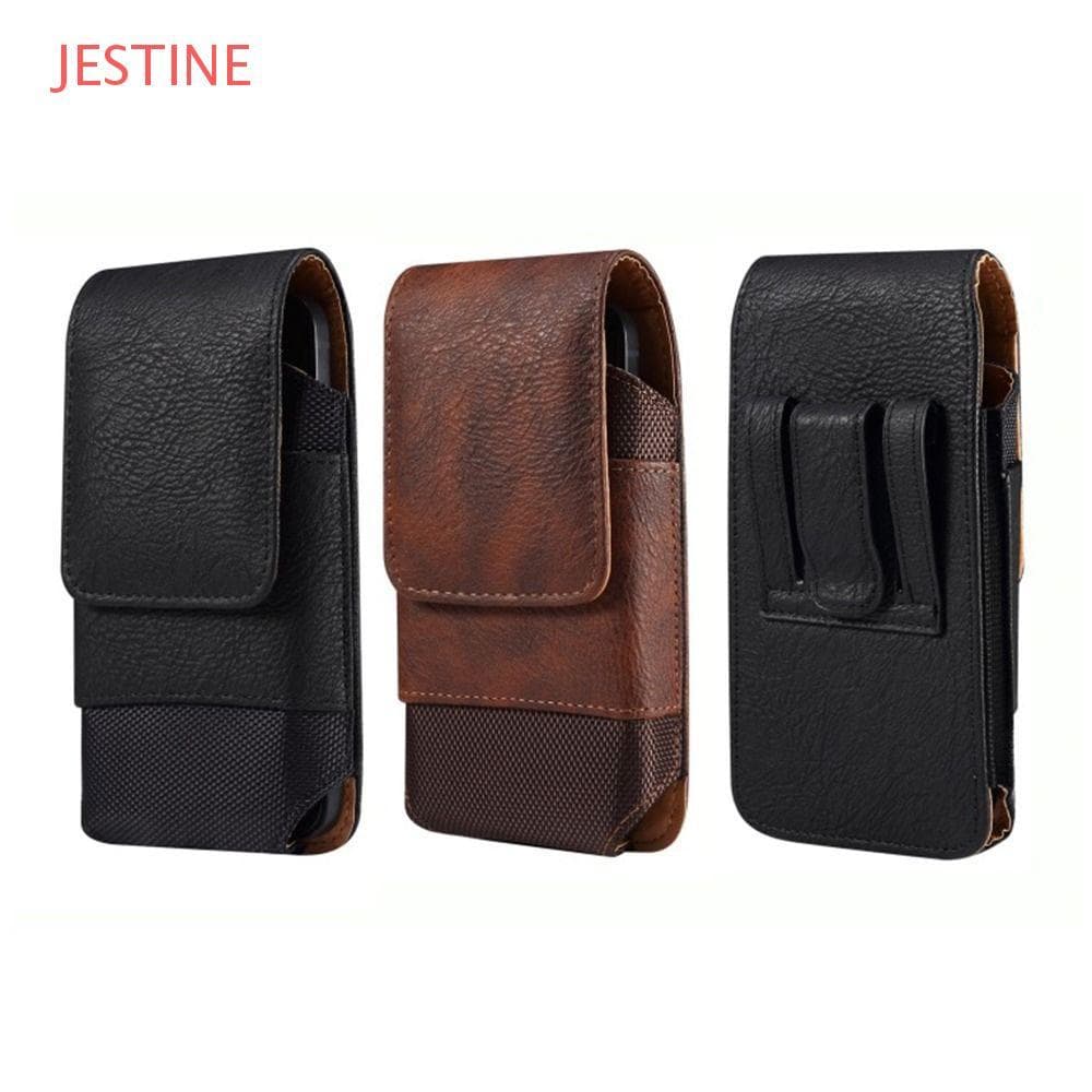JESTINE Bolsa De Cintura Para Telefone Celular Inteligente | Suspensa Estilo Concha Universal
