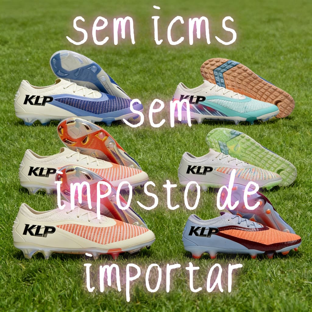 KLP Natural Hard Grass FG Tênis de Futebol de Cano Baixo Masculino e Feminino