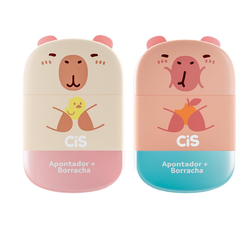 Apontador com borracha CIS CAPI - UNIDADE