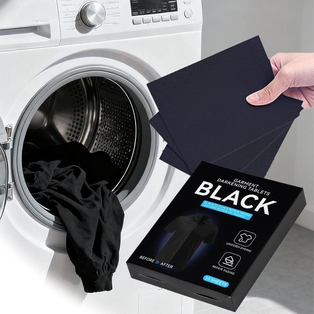 Tintura Preta Para Roupas , 10 Folhas , Restaurador De Tecido Sem Cerdas , Absorvente De Cores , De Lavanderia Casa , Es