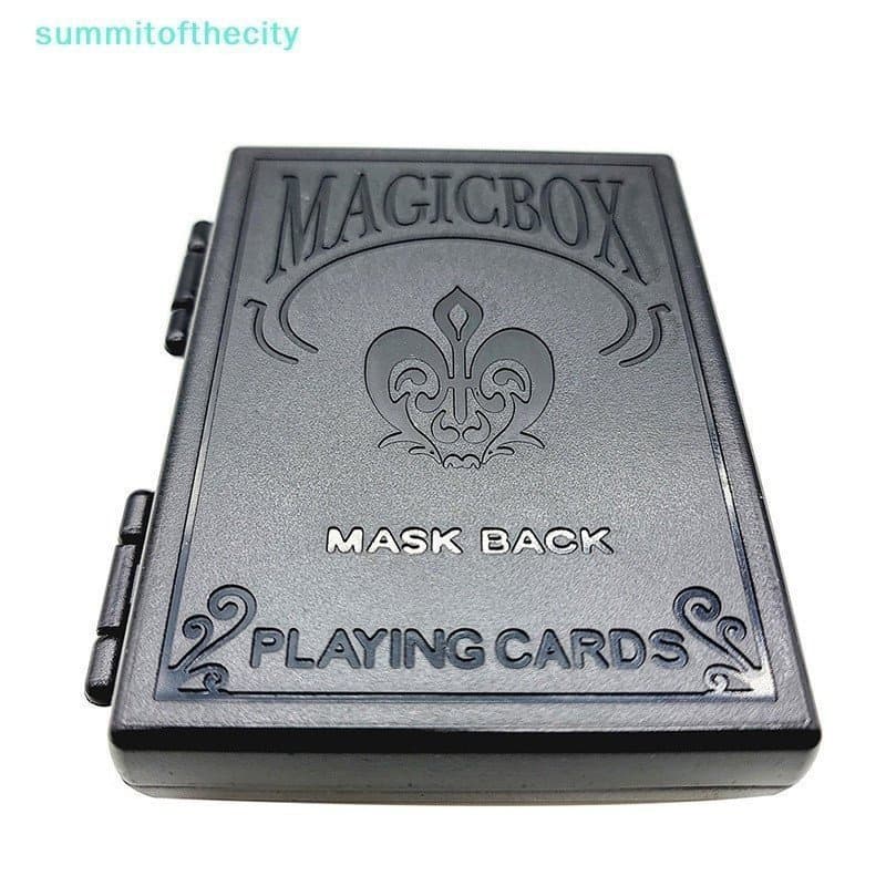 【 summitofthecity 】 Caixa De Restauração Surpresa Mágica De Plástico Preto Truques Mágicos Para Crianças TY