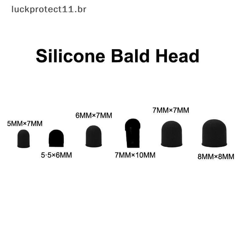 LTBR 20 Pçs/set Pontas Stylus De Substituição Macia Vários Tamanhos Silicone Nib Capa Tela Capacitiva Nibs De Borracha P