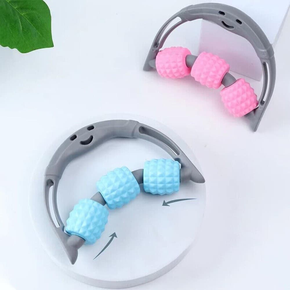 MASSAGEADOR MANUAL COM 3 RODINHAS