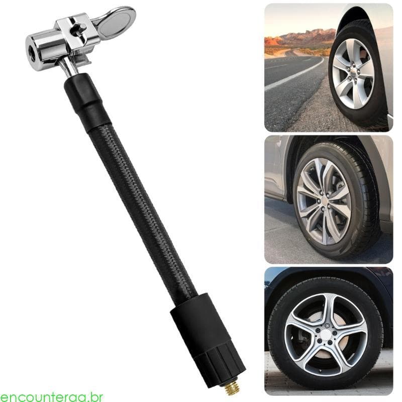 Encountera Adaptadores Válvulas Bloqueio Inflação Pneus Silicone Forte Para Veículo