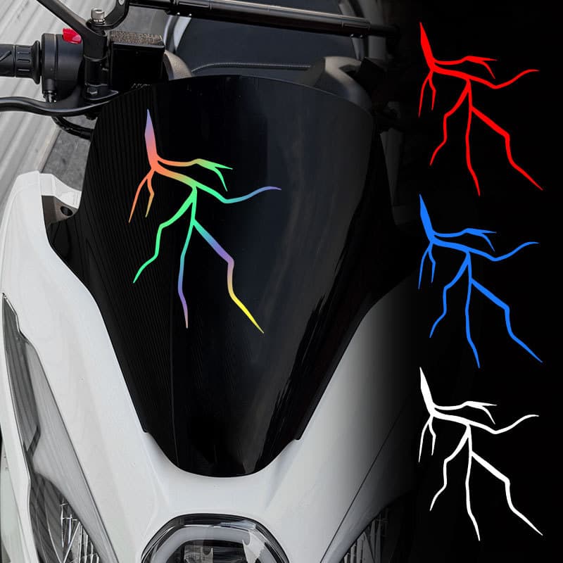 1PC Relâmpago Crack Motocicleta Adesivo À Prova Dwaterproof Água Auto Para Moto Helemt Painéis Laterais Tanque De Combus