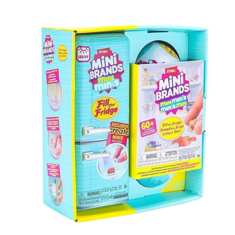 0RDF Zuru Mini Minis Refrigerador + 2 Cápsulas, Conjunto de , Marcas