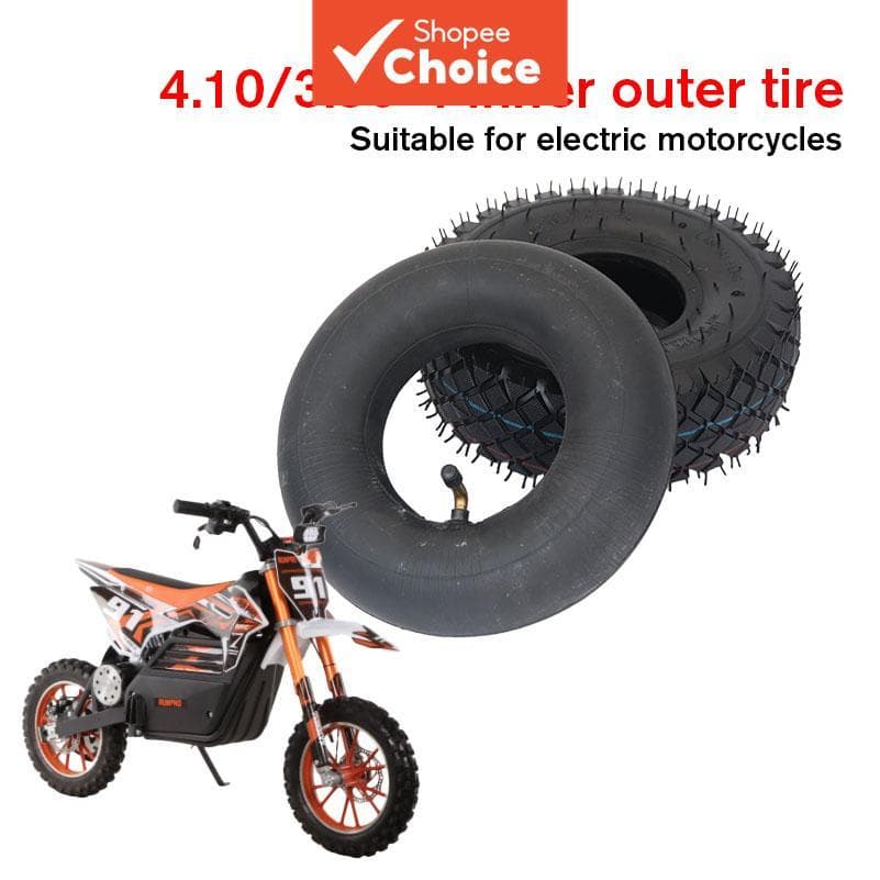 Gemini Disse Pneus Off-Road Resistentes 4.10/3.50-4 E Tubos Internos Para ATV Quad Go-Kart 47cc 49cc Pocket Dirt Bike