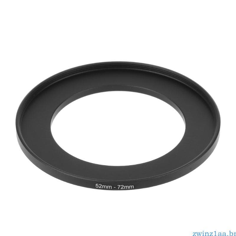 zwinz1aa 52mm A 72mm Metal Step Up Anéis Adaptador Lente Filtro Câmera Ferramenta Acessórios