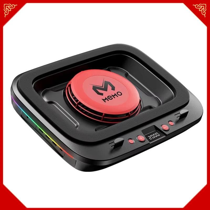 Memo FL08 Almofada Refrigeradora Para Laptop , Suporte De Resfriamento De Vento Forte , Base De , Poderoso Ventilador , 