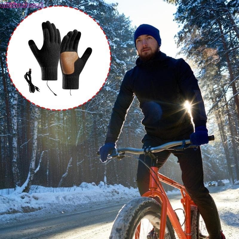allilivefoua1 Toque Tela Aquecida Aperto Silicone Ergonômico Aquecimento Alimentadas Por USB Para Snowboa