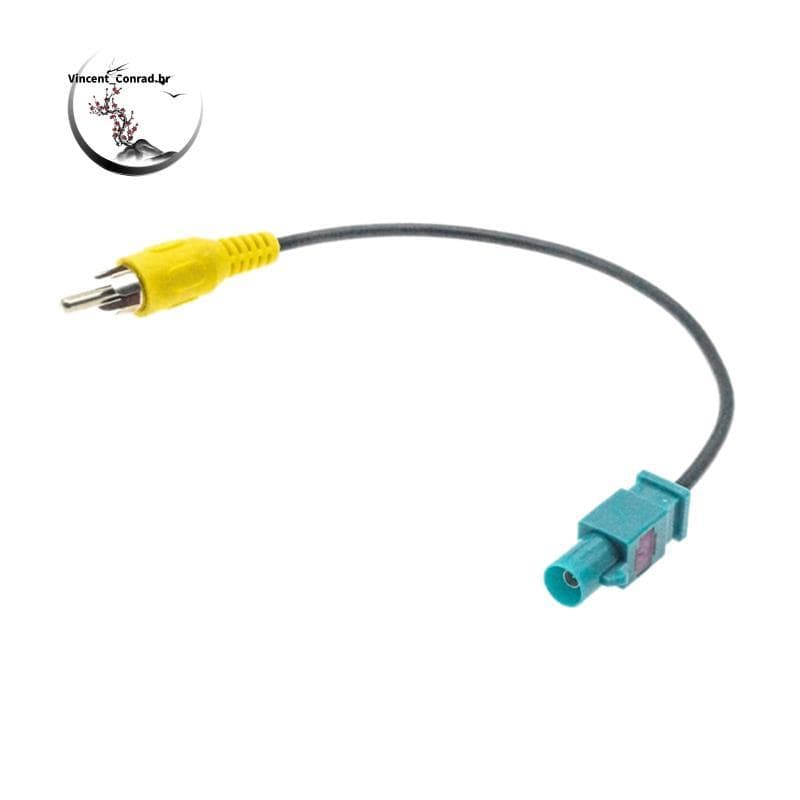 Para-Cabo Adaptador De Câmera De Visão Traseira Fakra Conector Linha De Ré Fio De Conversão Do Carro