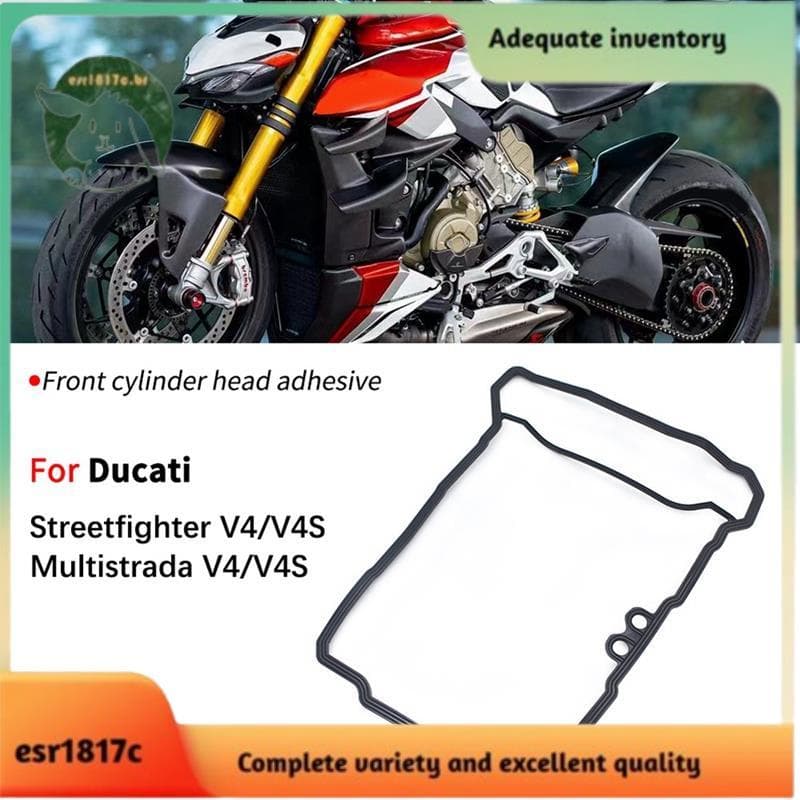 Junta Da Cabeça Do Cilindro Dianteiro Motocicleta , Tampa Válvula , De Borracha Para Ducati Streetfighter Multistrada V4