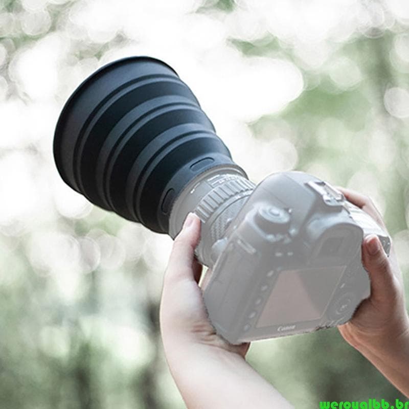 weroyalbb Inovador Capa Lente Silicone Compatível 53-72mm 72-112mm Sombra Oferece Perfor Antirreflexo Superior