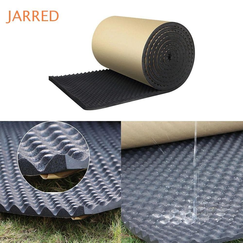 JARRED Som Deadener Esteira Almofada De Impermeabilização Térmica Isolamento Acústico Anti-Ruído Carro Caminhão Espuma