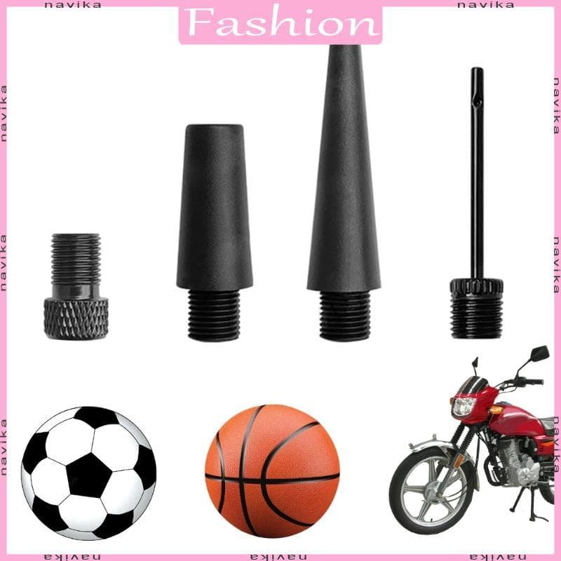 Basquete Inflando Agulha Futebol Inflável Válvulas Ar Bicos Adaptadores