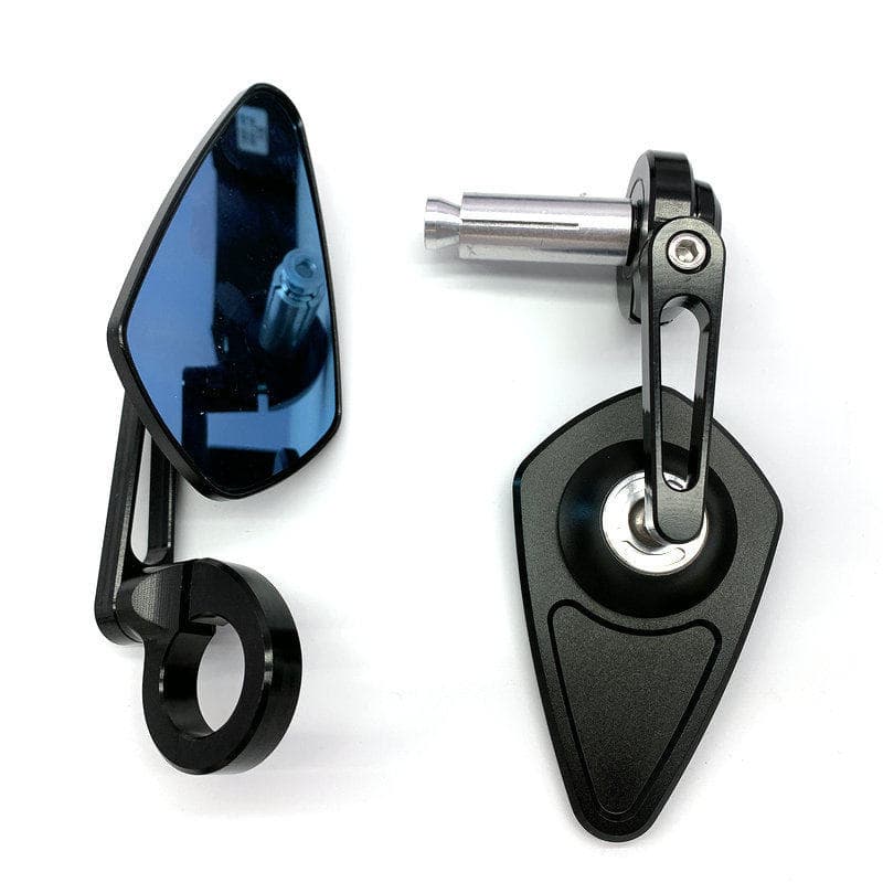 Retro motocicleta modificado Scooter Harley Ducati CNC guiador espelho retrovisor Longjia V café lidar com espelho