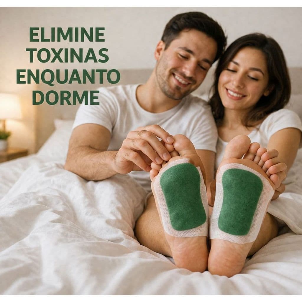 Kit de 10 a 50 Adesivo Detox para os Pés com Ervas Naturais Hanel