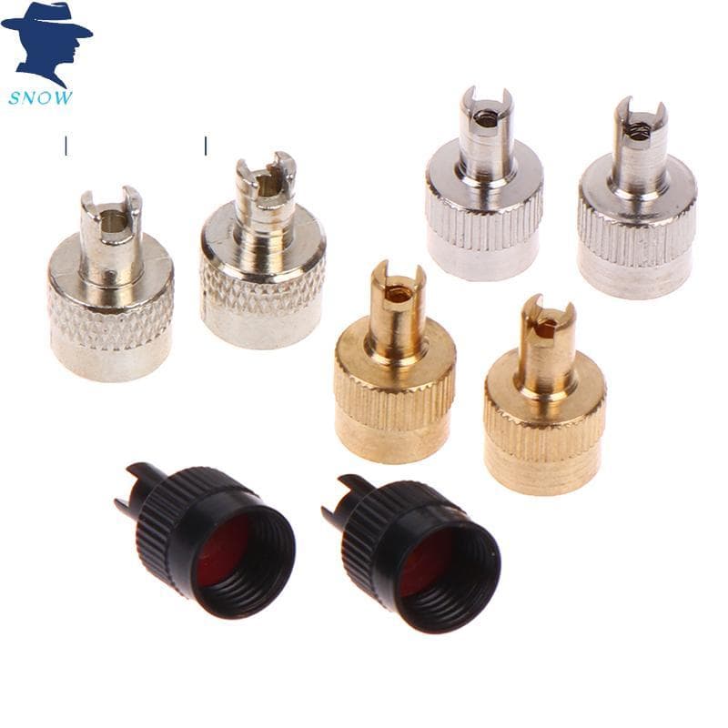 Tampa Da Haste Válvula Do Pneu , 4 Unidades , Metal , Cabeça Com Fenda , Ferramenta De Remoção De Núcleo , Tampas Roda P