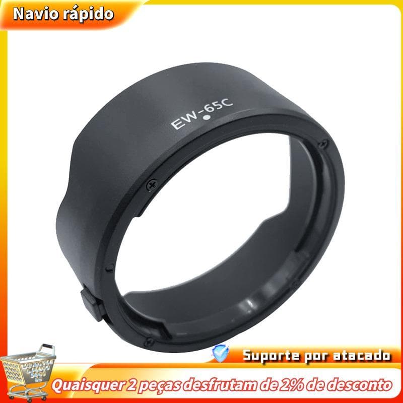 EW-65C Sombra De Capa De Lente De Câmera Para RF16mm F2.8 Evitar Interferência Circundante Protetora