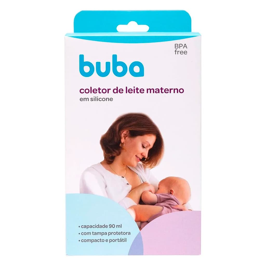 Coletor de Leite Materno Buba em Silicone com Ventosa