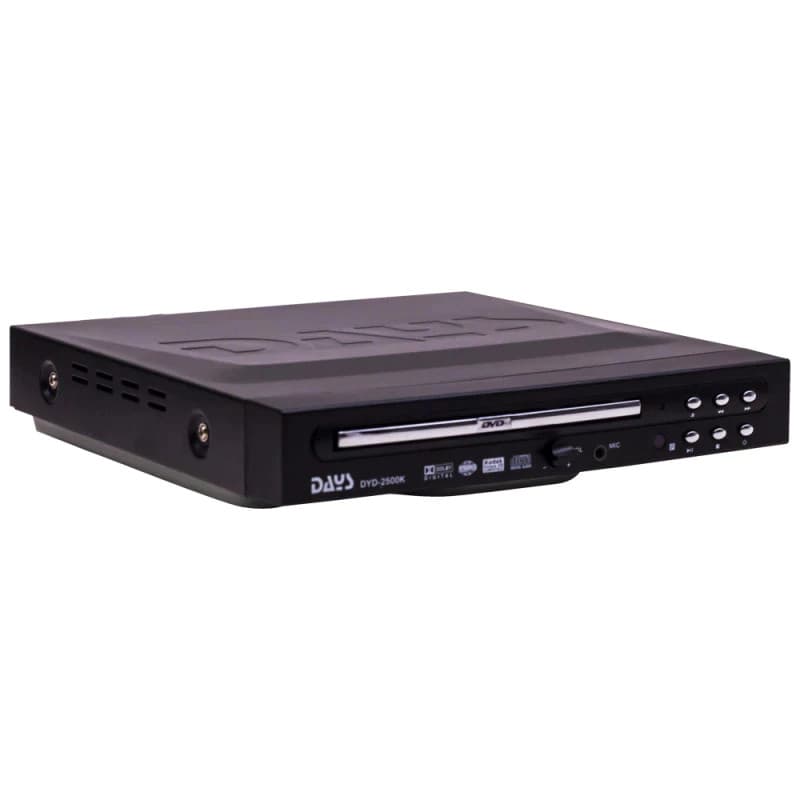 DVD Player Days DYD-2500LK Bivolt com Entrada para Microfone e Karaokêe