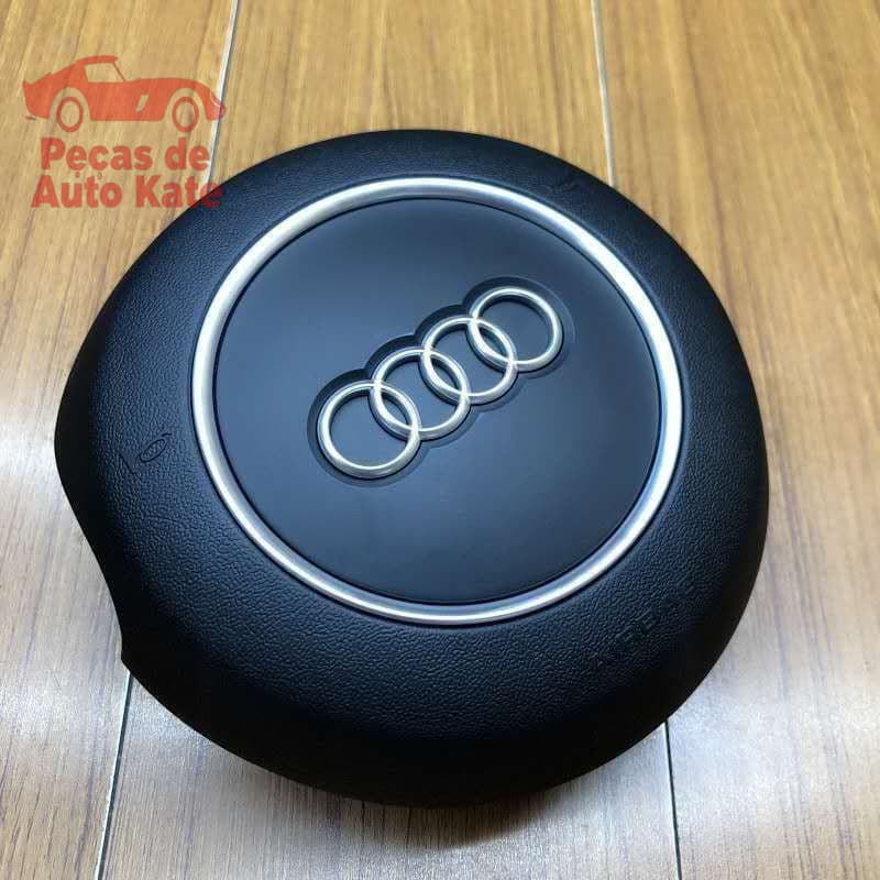 Capa de Logo do Anel Central do Emblema ABS Volantese para Audi A1 A3 A4L A5 A6L A7 Q5 Q3 MF4W