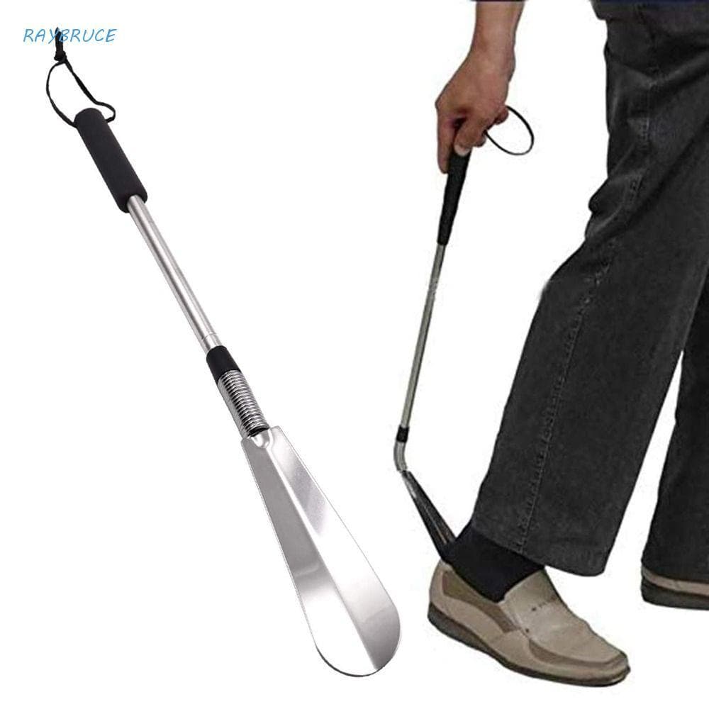 Buzina Extensível Raybre , Calçadeira Telescópica Com Cabo Longo Retrátil Ajustável