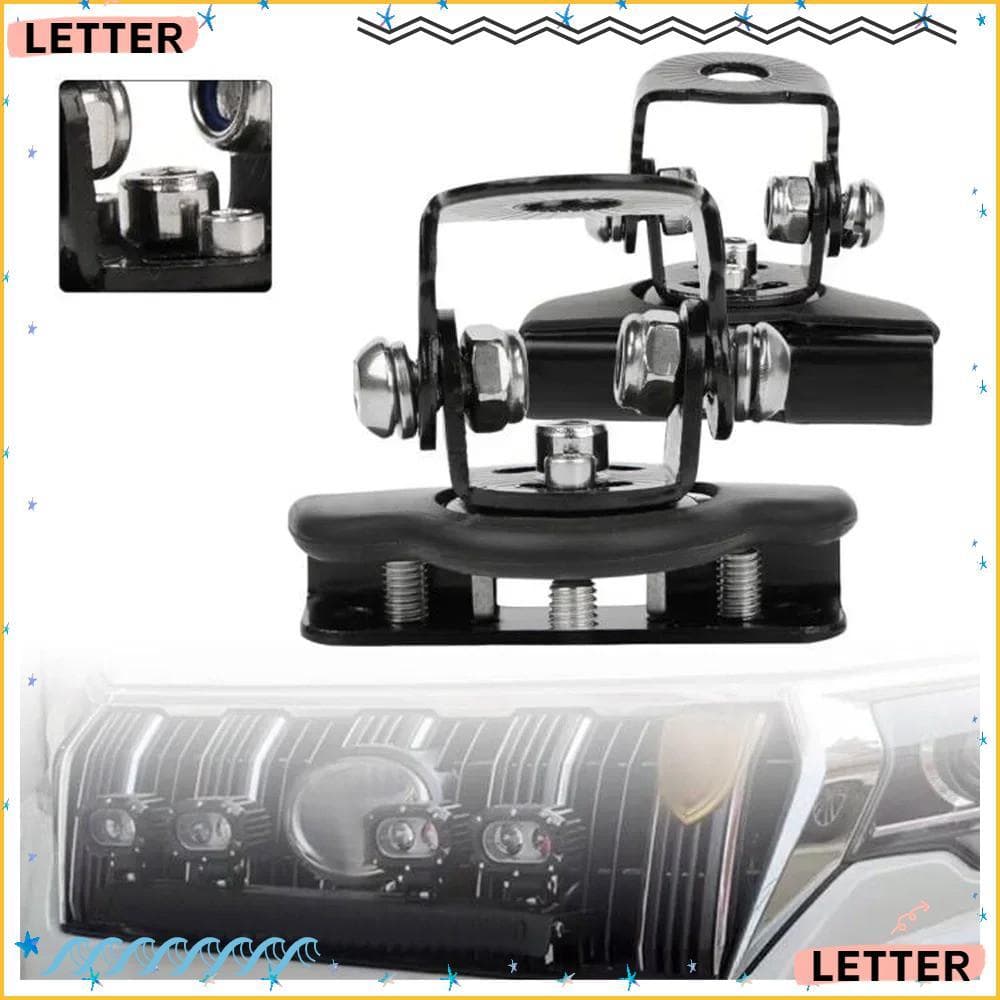 Carta LED Suporte De Luz De Trabalho , Montagem Capô De Barra De Clipe Estrada Com Design De Braçadeira