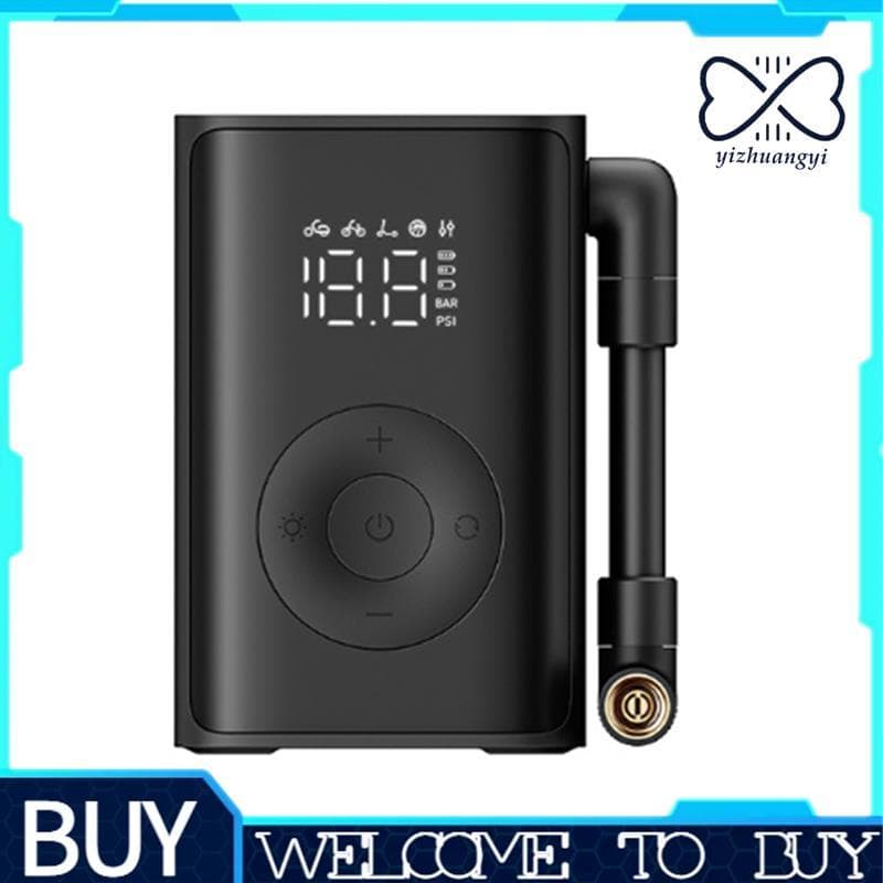 Bomba De Ar Portátil 2000mAh 150PSI Inflador Elétrico De Pneus Com Detecção Digital De Pressão Para Carro , Bicicleta , 