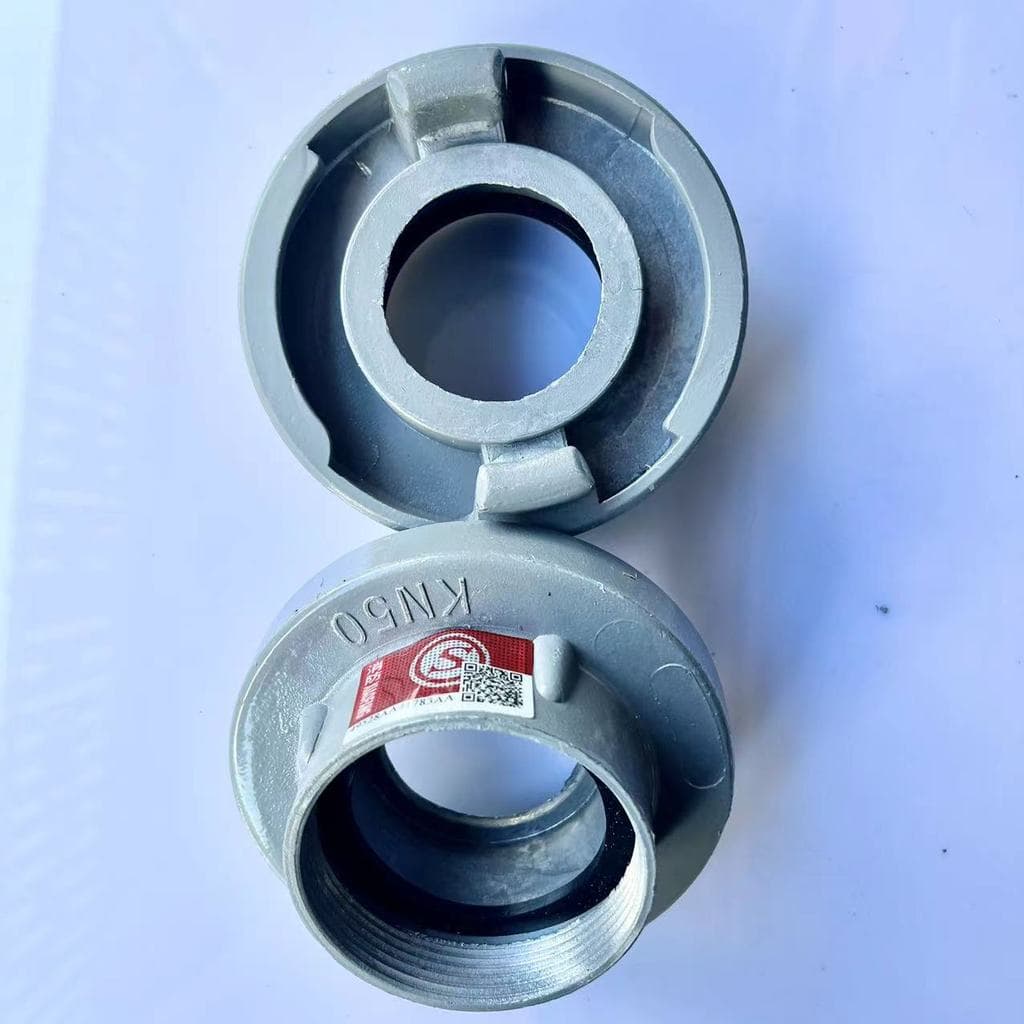 Conector de hidrante de incêndio de engate rápido com clipe interno, acoplamento de mangueira de incêndio em alumínio, a