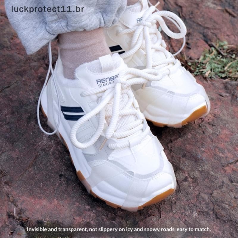 LTBR 10 Pregos Neve Gelo Garra Anti-Skid Thermo Plástico Elastômero Sapatos De Escalada Picos Apertos Chuteiras Sobre Co