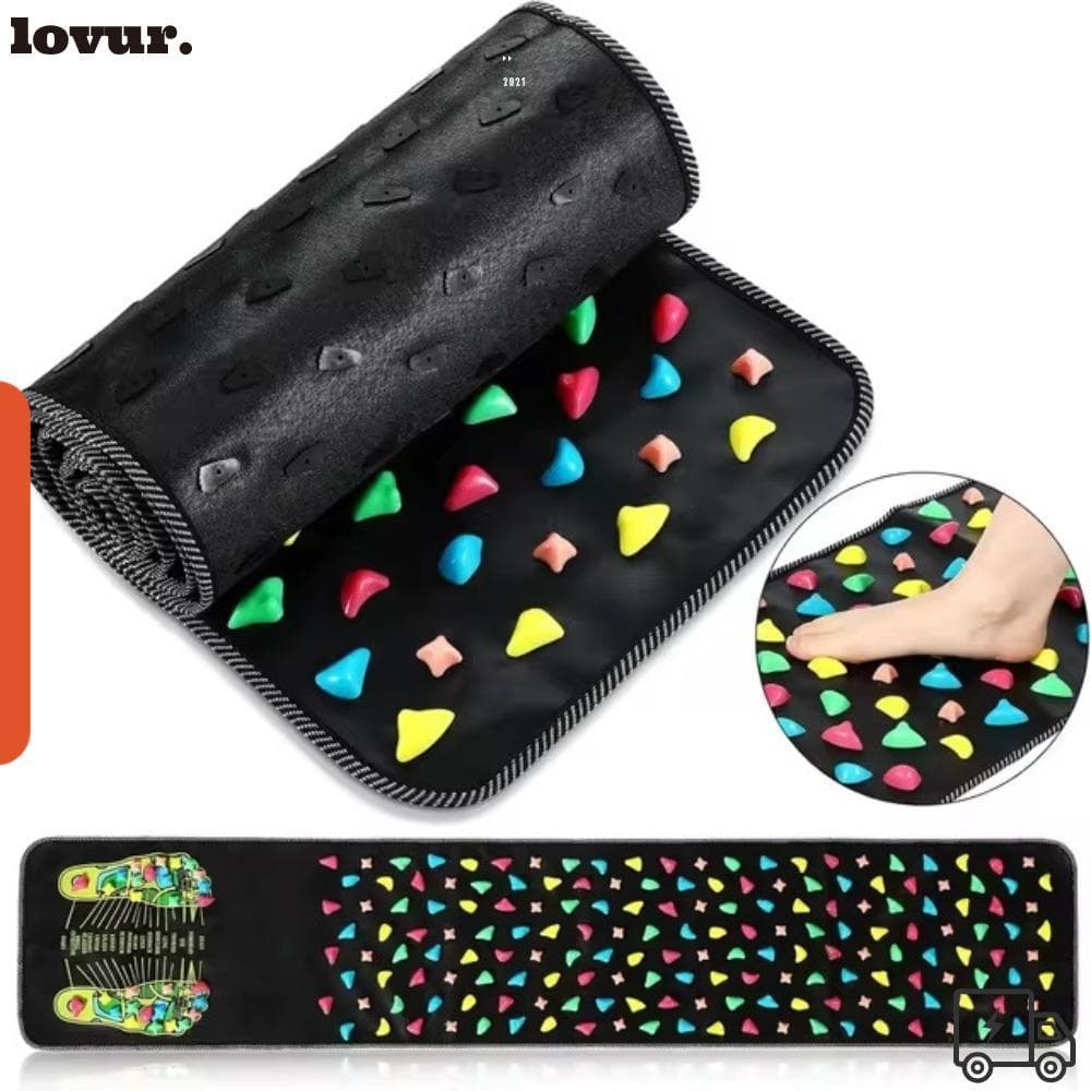 Almofada Para Pés De Massagem LOVUR , Placa De Pressão De Dedo De Estrada De Pedra Macia Alívio De Dor , Tapete De Camin