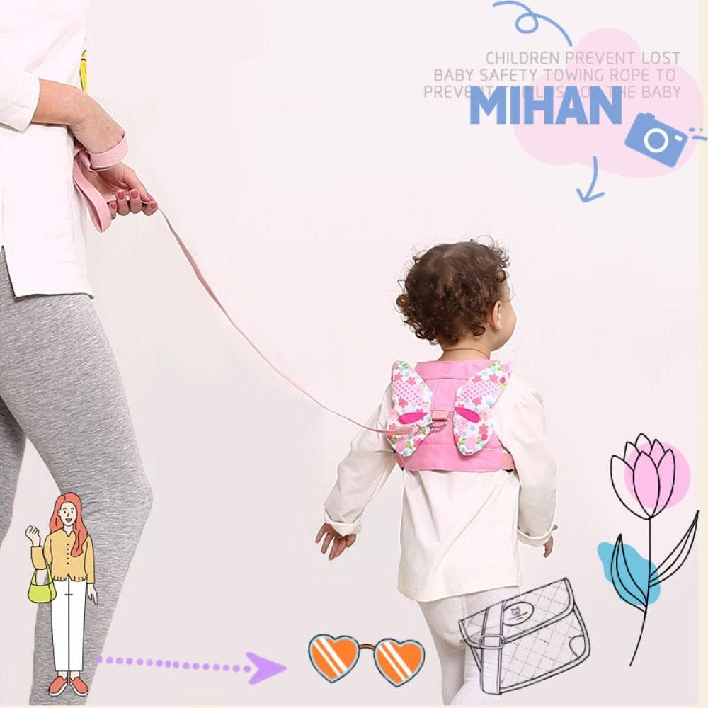 MH-BEAUTY Arnês Para Caminhada Com Asas Crianças , Corda De Segurança Bebês , Alça Anti-Perda