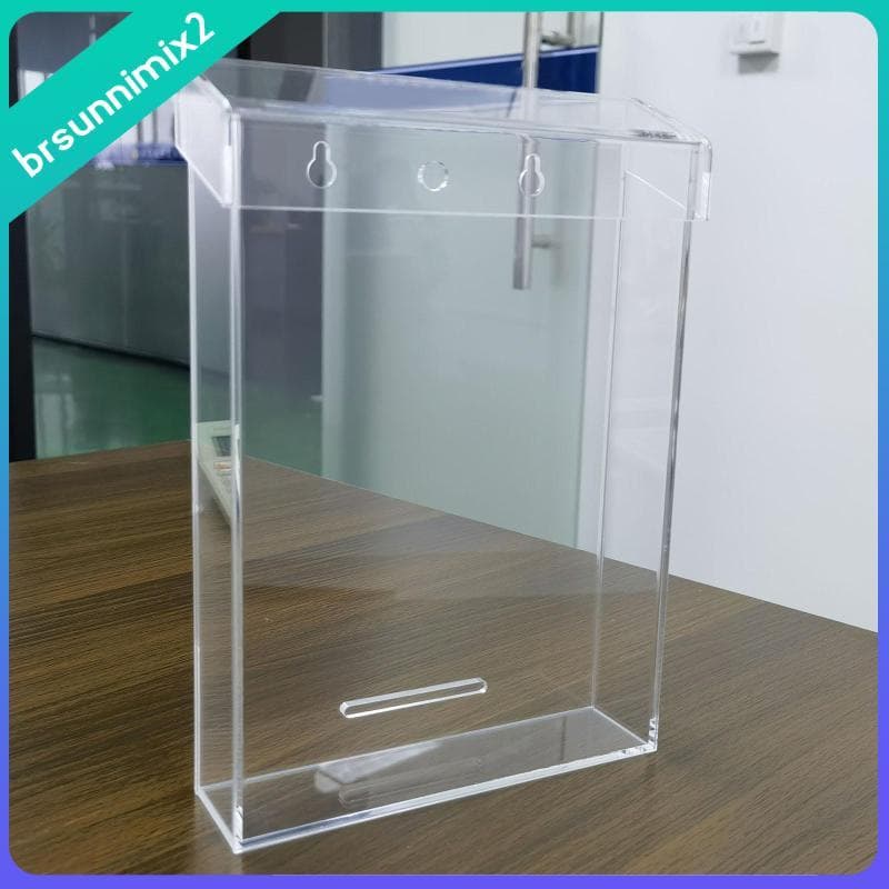 [Brsunnimix2] Suporte Para Folhetos Ao Ar Livre Menu De Acrílico Transparente Parede Caixa De Imóveis Exibição De Litera