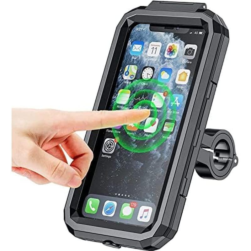 Suporte de Telefone para Bicicleta Kewig à Prova d'Água, Suporte de Telefone para Motocicleta com Base de Montagem em Li