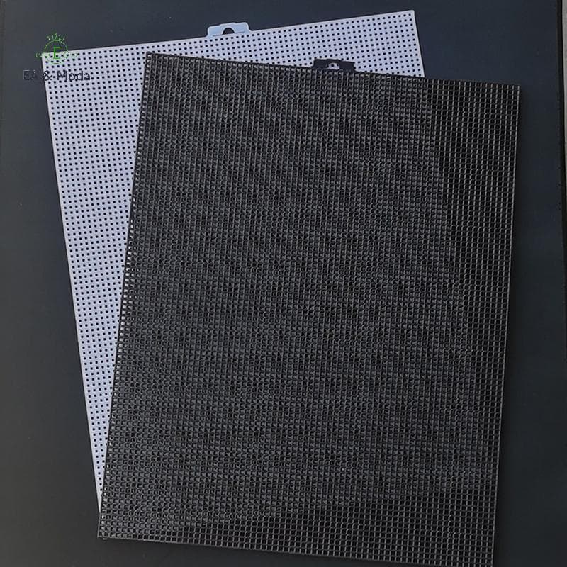 EA & Moda Folhas De Plástico 14 Contagens Tecido De Malha Ponto Cruz Lona Olho Para Bordado DIY Artesanato .