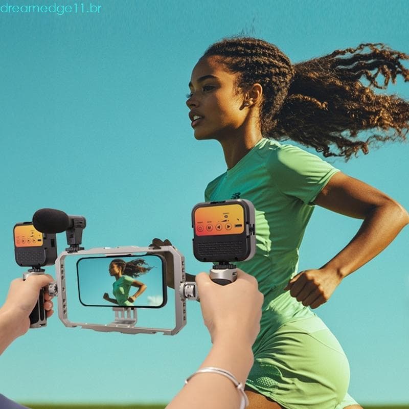 dreamedge11 Conjunto Plataforma Vídeo Para Smartphone, Estabilizadores Gaiola Vloggings Cinema