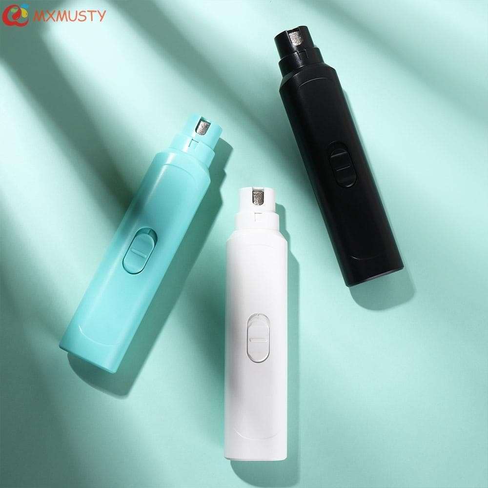 Moedor Elétrico De Unhas Para Animais De Estimação MXMUSTYZA , Aparador Portátil Recarregável , Corte Preciso