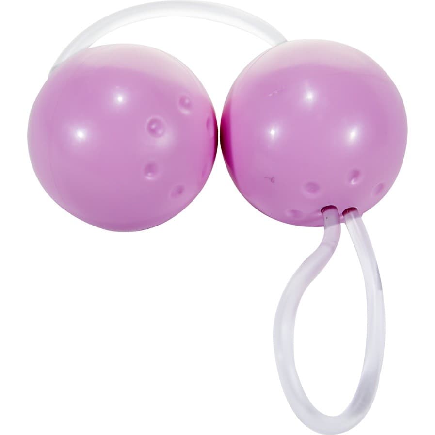 Bolas Bolinha Pompoar Ben-Wa 2 Bolas Media  Com Peso Acompanha Manual Pompoarismo Sex